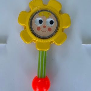 Vintage 1973 Fisher Price Flower Rattle w/ Mirror!